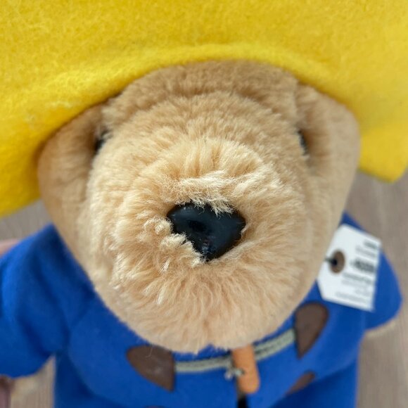 Vintage Sears Paddington Bear 15” Kids Gifts Plush Toy Stuffed Animal Blue Coat - Picture 5 of 10